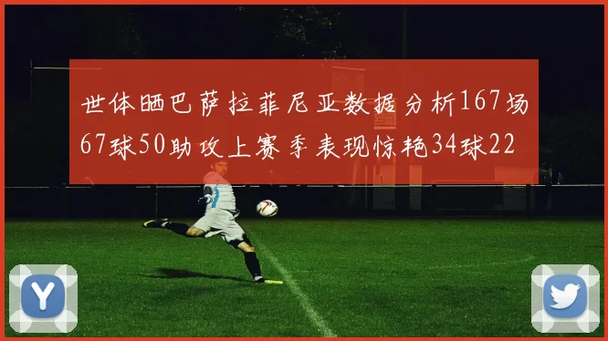 世体晒巴萨拉菲尼亚数据分析167场67球50助攻上赛季表现惊艳34球22助