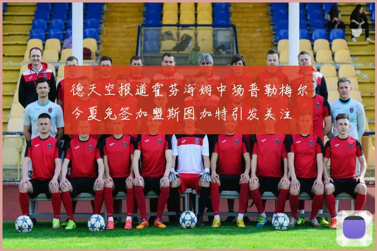 德天空报道霍芬海姆中场普勒梅尔今夏免签加盟斯图加特引发关注